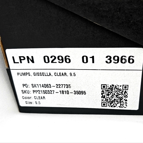 SHOE DAZZLE - Gissella - Clear Heels Ankle Strap Stiletto Pumps - Size 9.5 - Picture 5 of 12